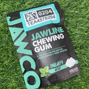 JAWCKO Ultra-tough Jawline Chewing Gum | Get a Stronger, 1-Pack, Green 35 Pieces